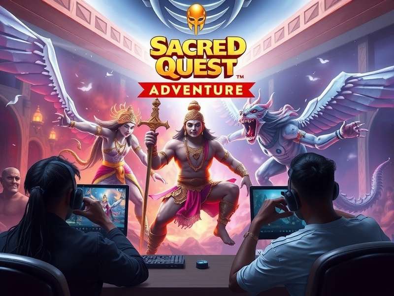 Indian esports players competing in Sacred Quest Adventure tournament